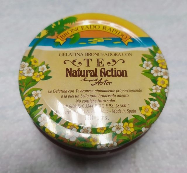 Gelatina bronceadora Margaret asthor vintage, años