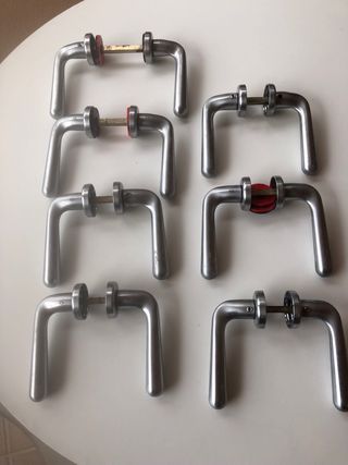 Manillas de acero inoxidables para puertas