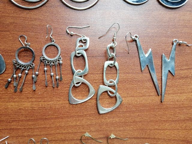 Pendientes de acero 1 euro