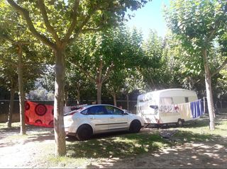 Caravana con avancé