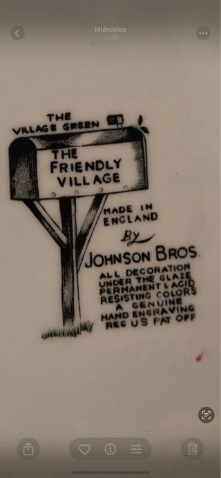 Vajilla completa Johnson Bros  12 servicios