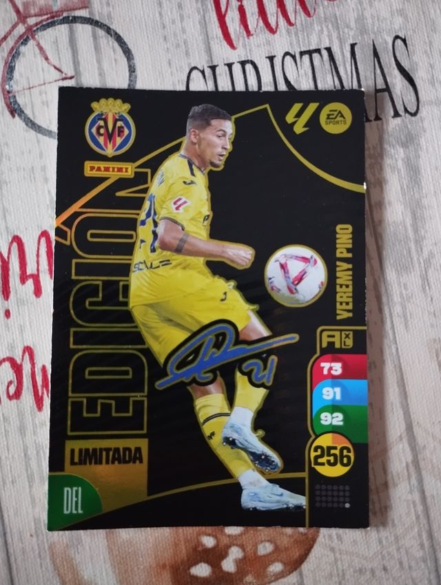 Yeremy Pino Adrenalyn 24 25 firmada