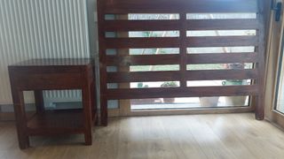 CABECERO Y MESITA BANAK CAMA 135cm