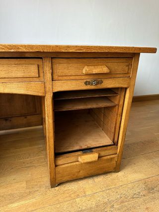 Escritorio roble americano macizo