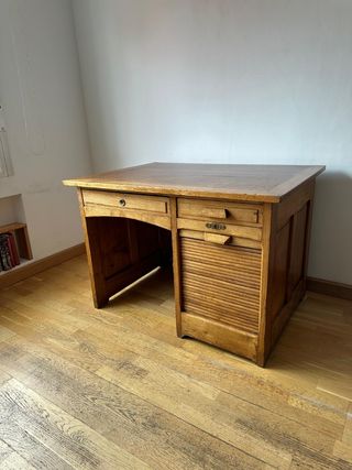 Escritorio roble americano macizo