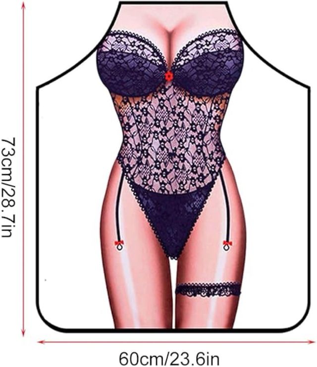 Delantal cocina sexy Disfraz despedida soltero