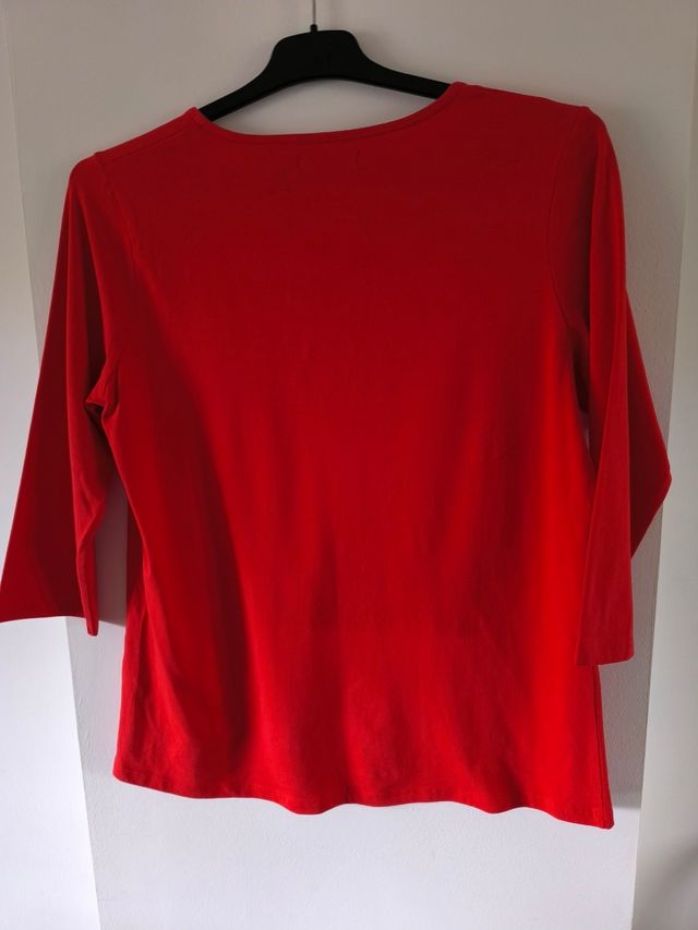 Camiseta roja Antea T-S media manga