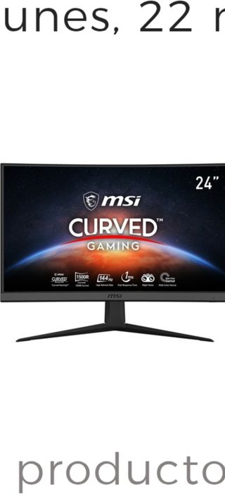 Monitor Garmin curvo
