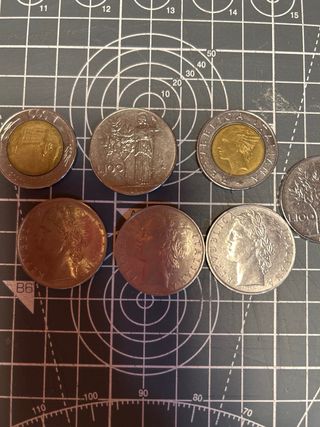 Monete LIRE 100 500 1000 diversi anni