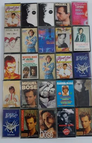 20 MIGUEL BOSE Cintas Cassettes Elige