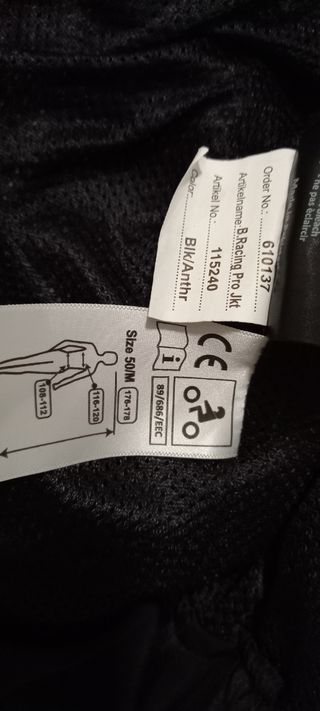 Chaqueta moto 