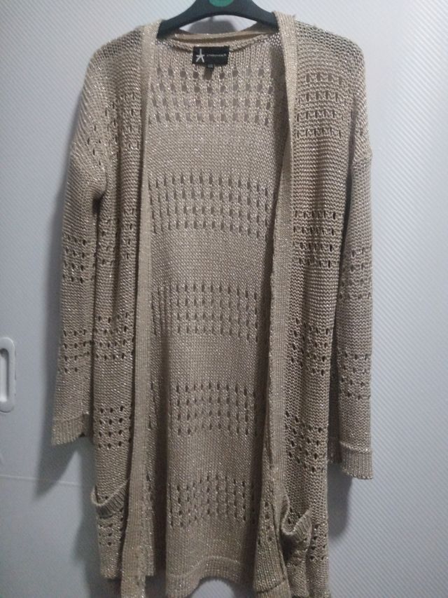 Cárdigan dorado Atmosphere