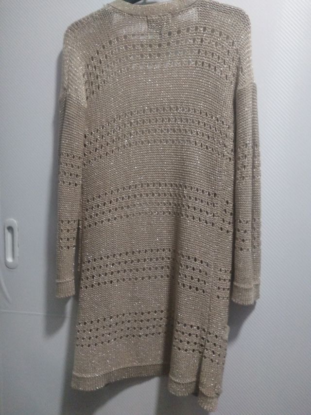 Cárdigan dorado Atmosphere