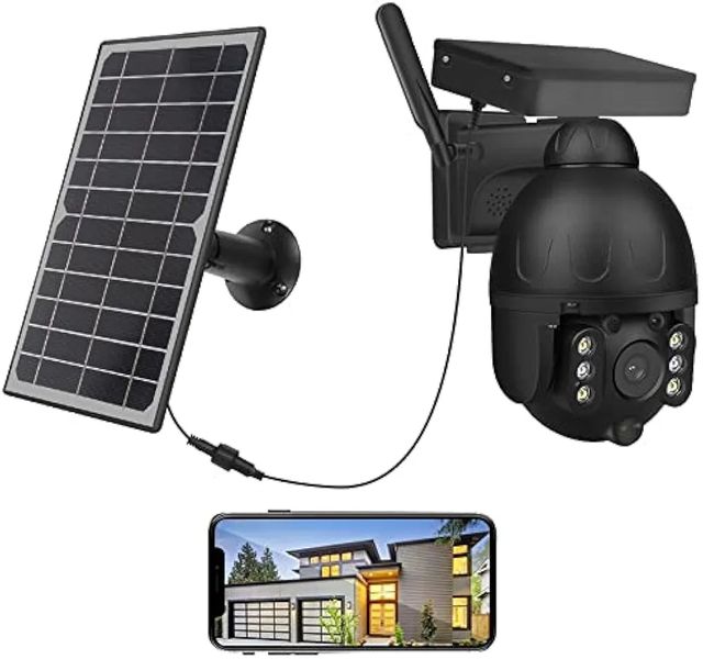 Telecamera PTZ solare Wi-Fi.