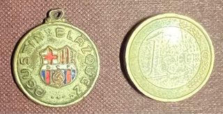Rara medalla con escudo FC Barcelona