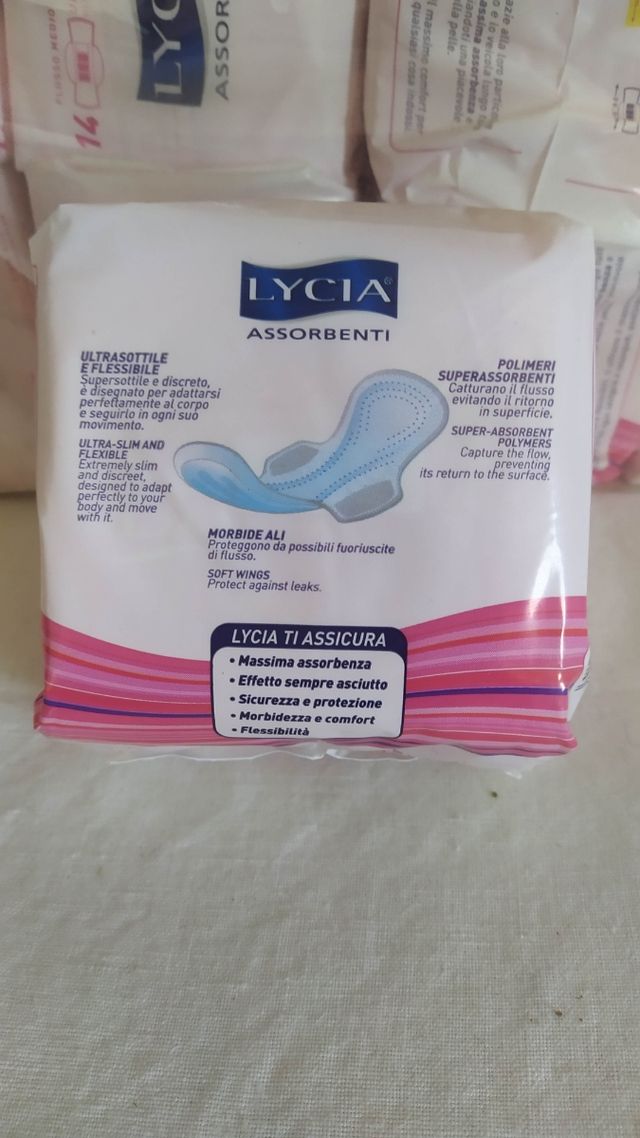 Lycia confezione 167 assorbenti
