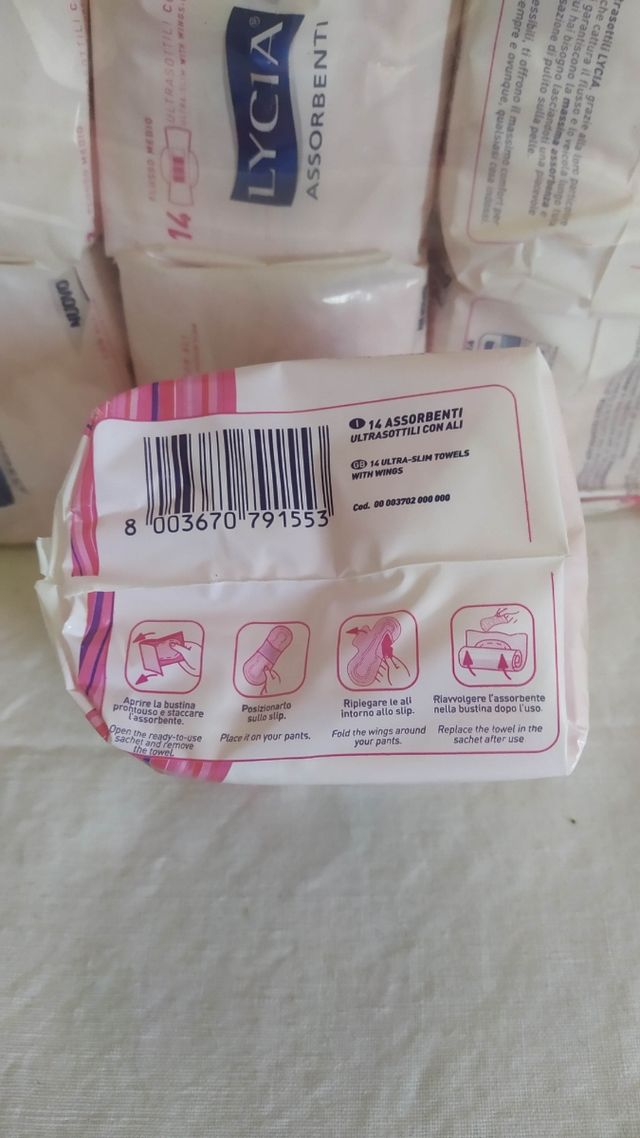 Lycia confezione 167 assorbenti