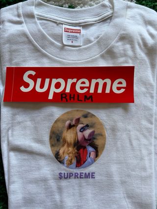 Camiseta Supreme Miss Piggy blanca – Talla S