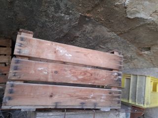 Cajas de madera de fruta vintage