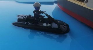 Nave Lego battleship U. S. S. Missouri Kre-O 38977