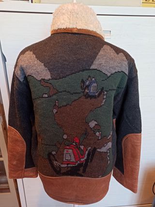 Chaqueta piel de oveja ICEBERG auténtica t. 44
