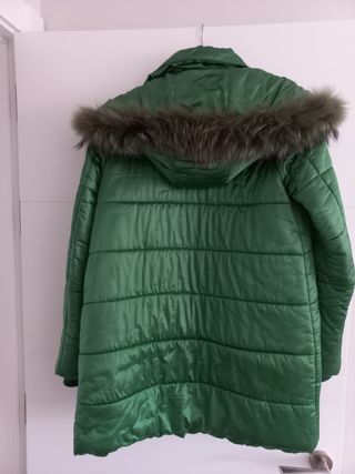 Abrigo plumifero mujer verde CIVIT