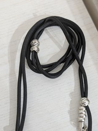Collana etnica in leghe di metallo placcata argent