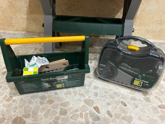 Banco herramienta niño