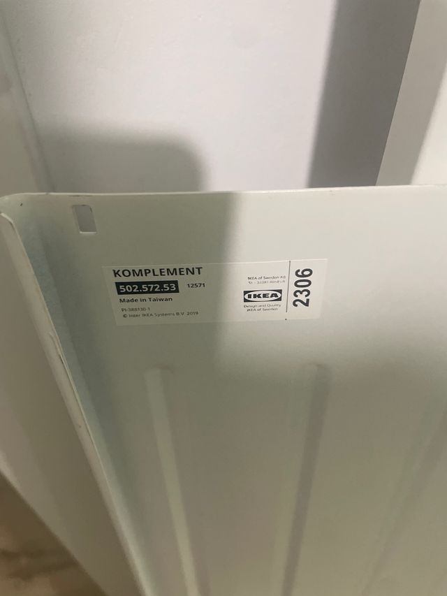 Estante zapatos ikea komplement