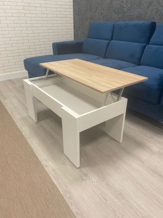 OFERTA PACK MESA+ 4 SILLAS Y MESA CENTRO ELEVABLE