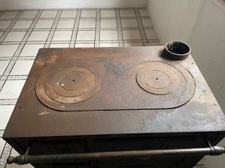Cocina/horno hierro fundido leña o carbon