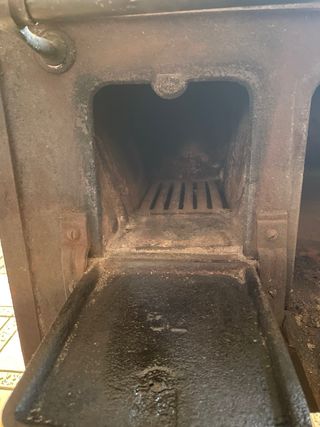 Cocina/horno hierro fundido leña o carbon