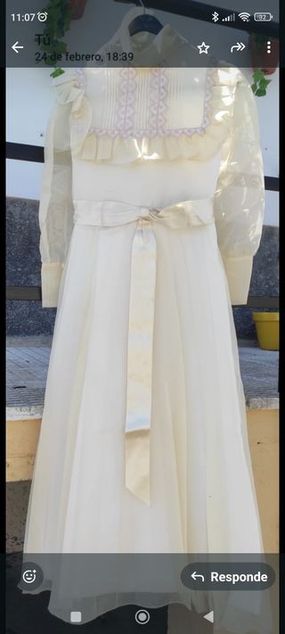 VESTIDO DE COMUNIÓN