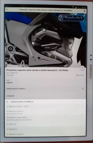 PROTECTOR DE CILINDROS WUNDERLICH PARA BMW GS 1200