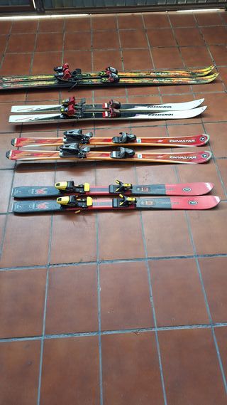 JUEGO ESQUIS 120 ROSSIGNOL CON FIJACIONES SALOMON 