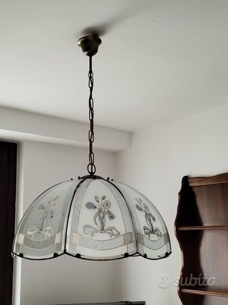 Lampadario vintage diametro 52