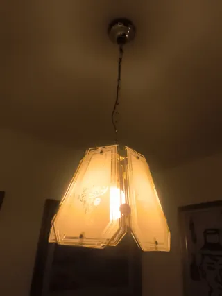 Lampadario vintage diametro 27