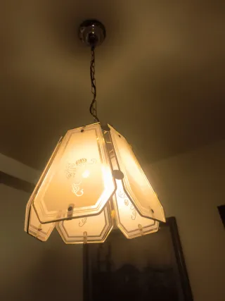 Lampadario vintage diametro 27