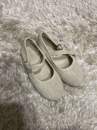 Zapatos niña lino talla 28