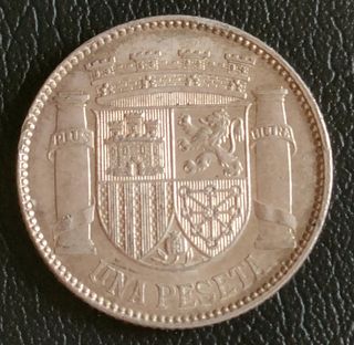 1 Peseta PLATA - 1933 - II República 