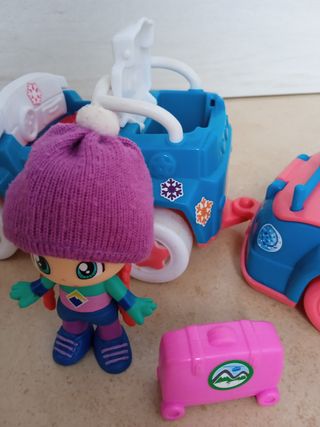 Coche nieve Pin y Pon