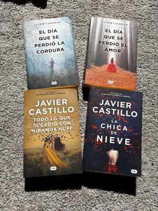 Libros javier Castillo 10€ por unidad