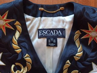Chaqueta americana blazer raso ESCADA vintage 36