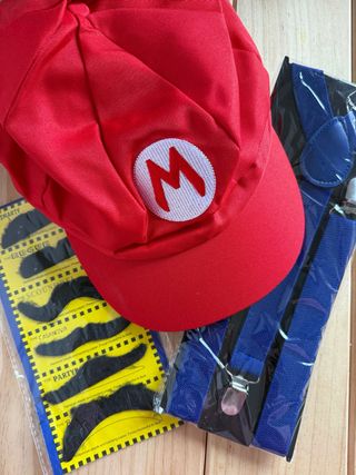 Disfraz Mario Bros complementos