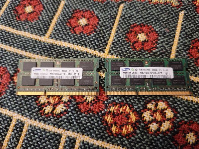 Ram Sodimm 2x2GB DDR3 portátil 