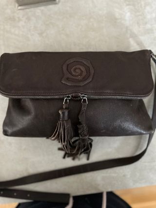 Bolso marrón bandolera Mascaró