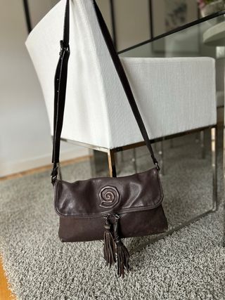 Bolso marrón bandolera Mascaró