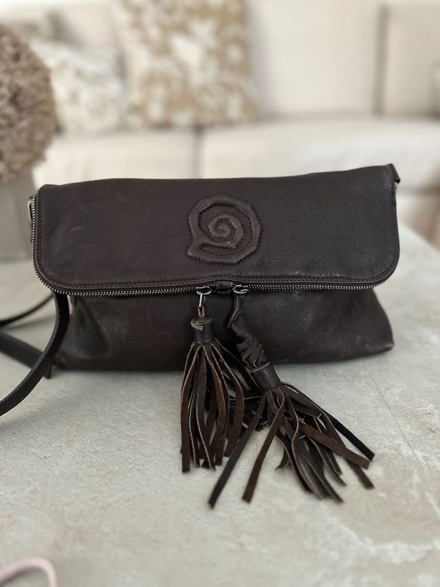 Bolso marrón bandolera Mascaró