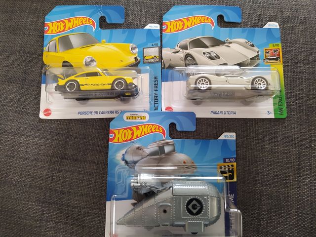Lotto hot wheels Pagani Minions Porsche