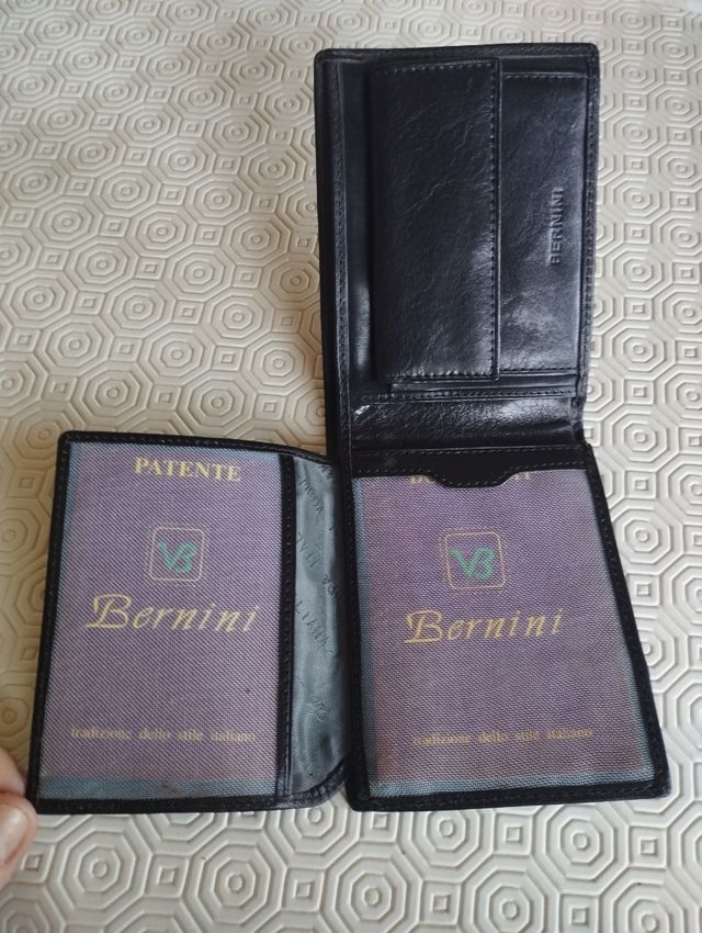 Portafoglio uomo in pelle Bernini made in Italy